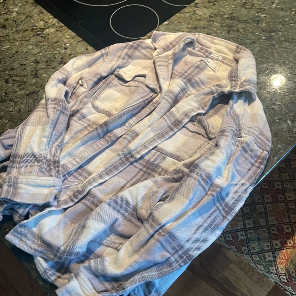 Hollister flannel size s